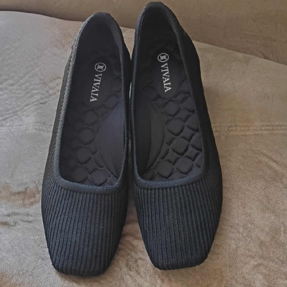 VIVAIA Black Women's Flats - Picture 2 of 13